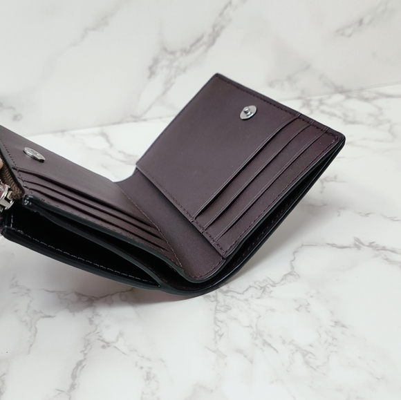 coach bifold wallet heart signature - Picture 2 of 7